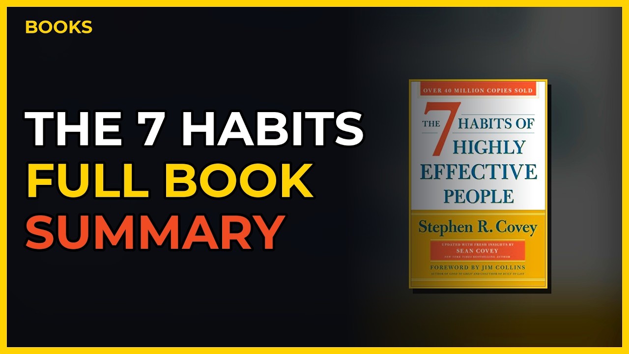 THE 7 HABITS OF HIGHLY EFFECTIVE PEOPLE by Stephen R. Covey
